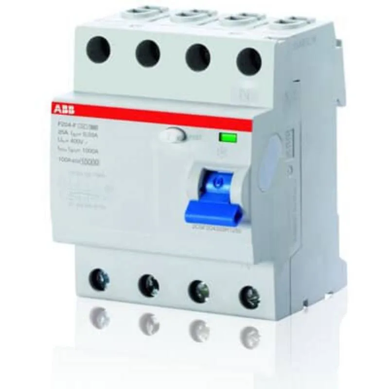 Fehlerstromschutzschalter Typ F, 30 mA, 4-polig — ABB F204F-40/0,03